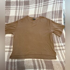 Brown Everyday Tee by Alexander Jane